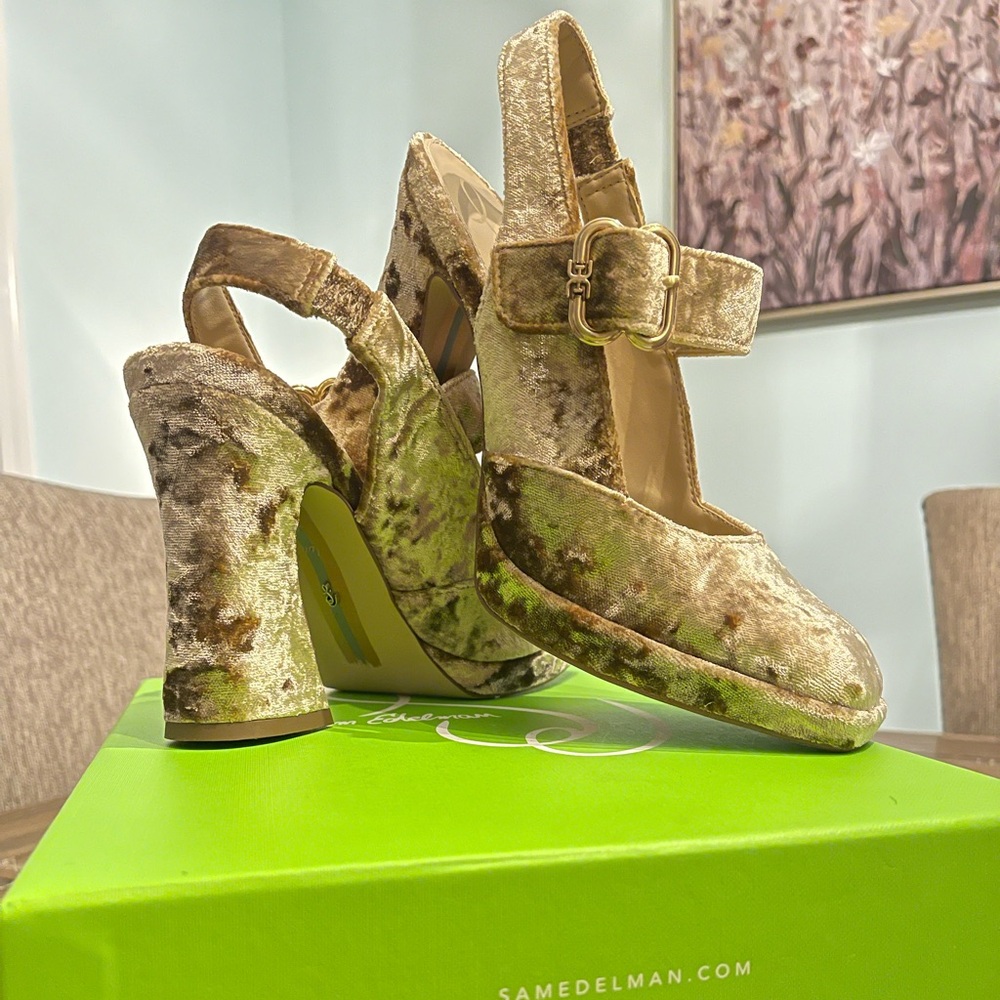 Sam Edelman Olive Velvet Heels